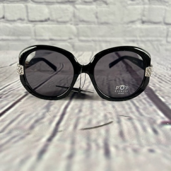 BN Eye Pop Eyewear Sunglasses Leopard, Black & Aqua W/Embellishments Various - Picture 2 of 11